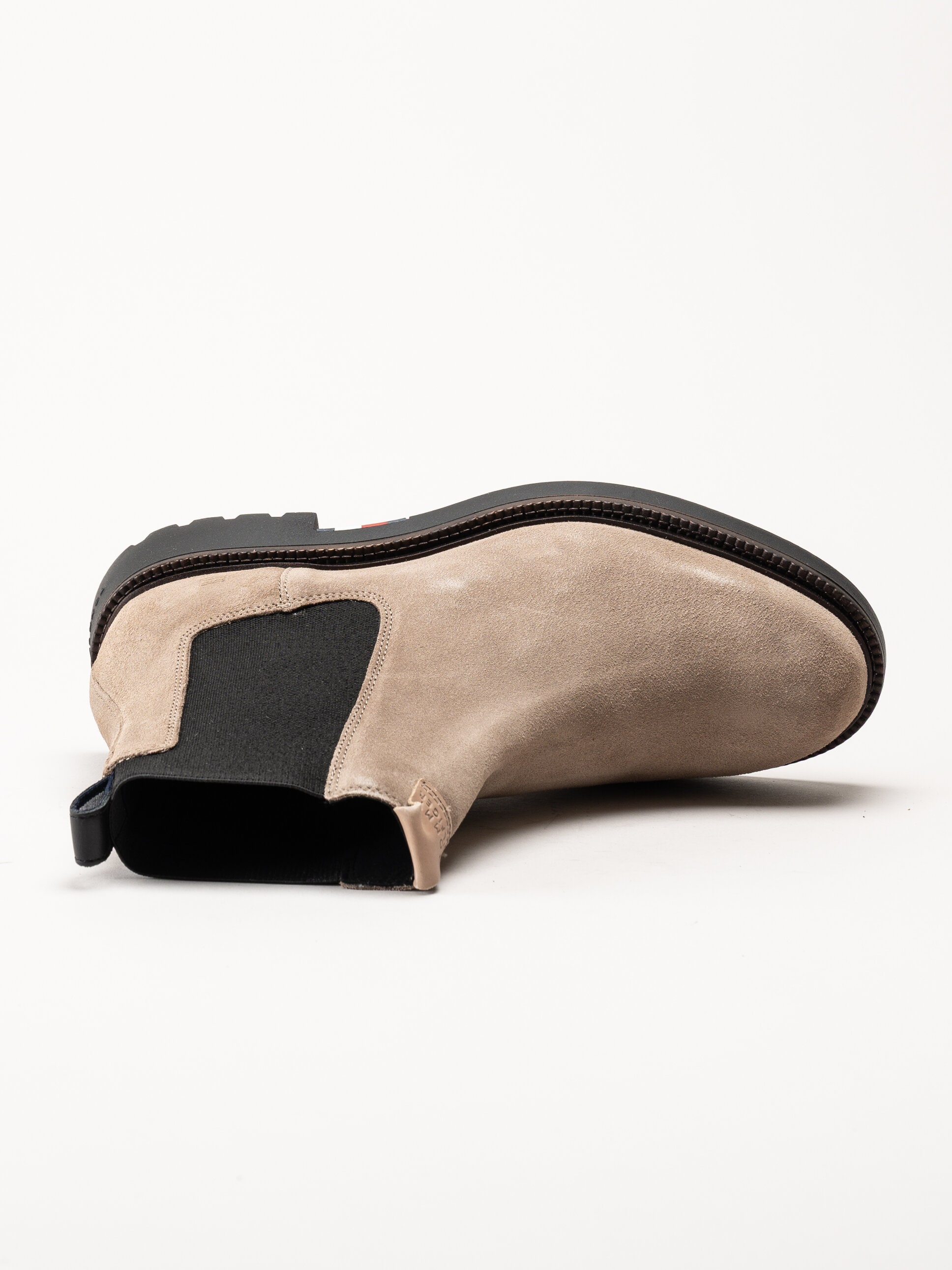 Tommy Hilfiger - Hilfiger Comfort Lwt Sde Chel - Beige chelsea boots i mocka