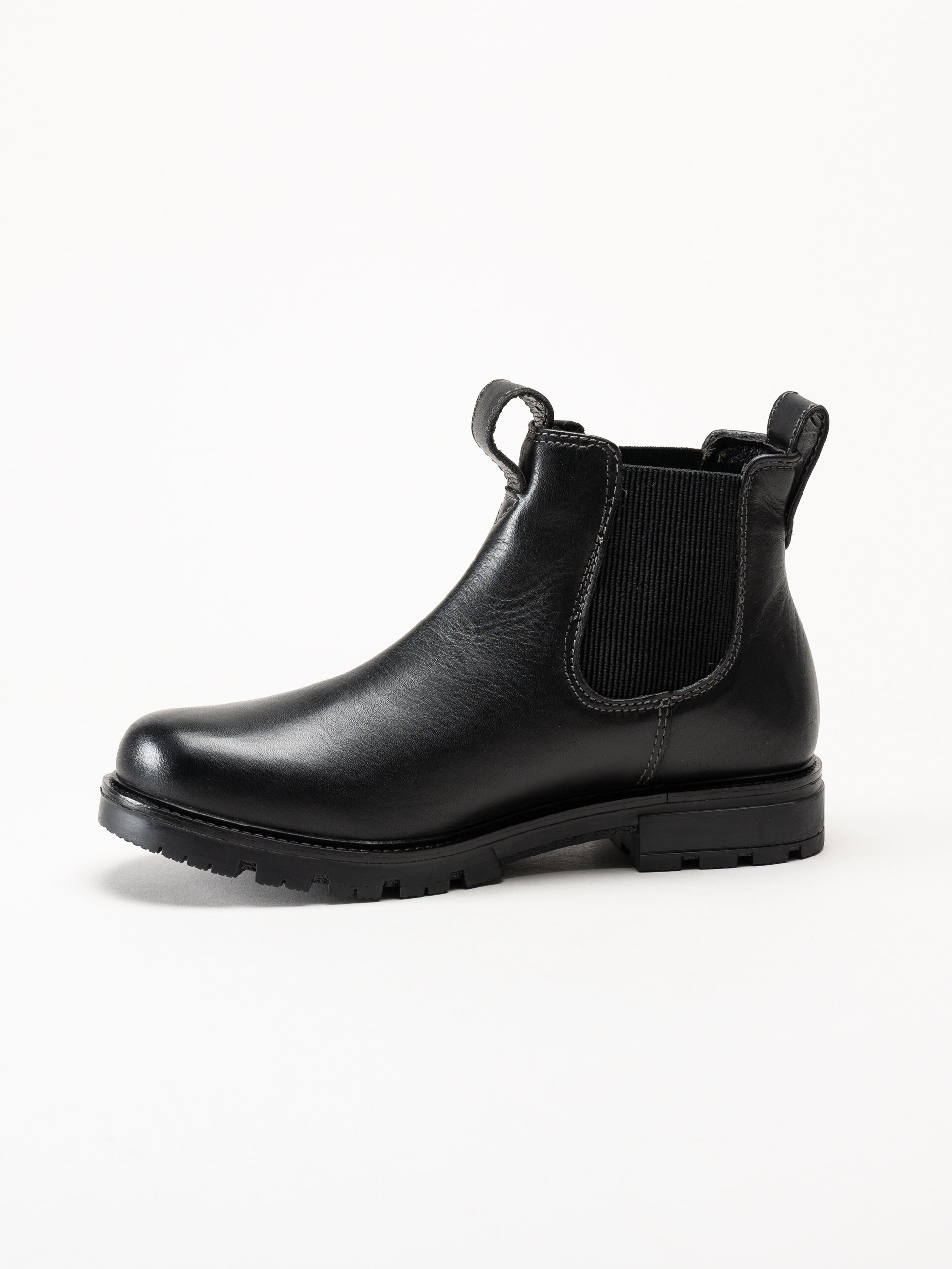 Axelda - Treviso WP - Svarta chelsea boots i skinn