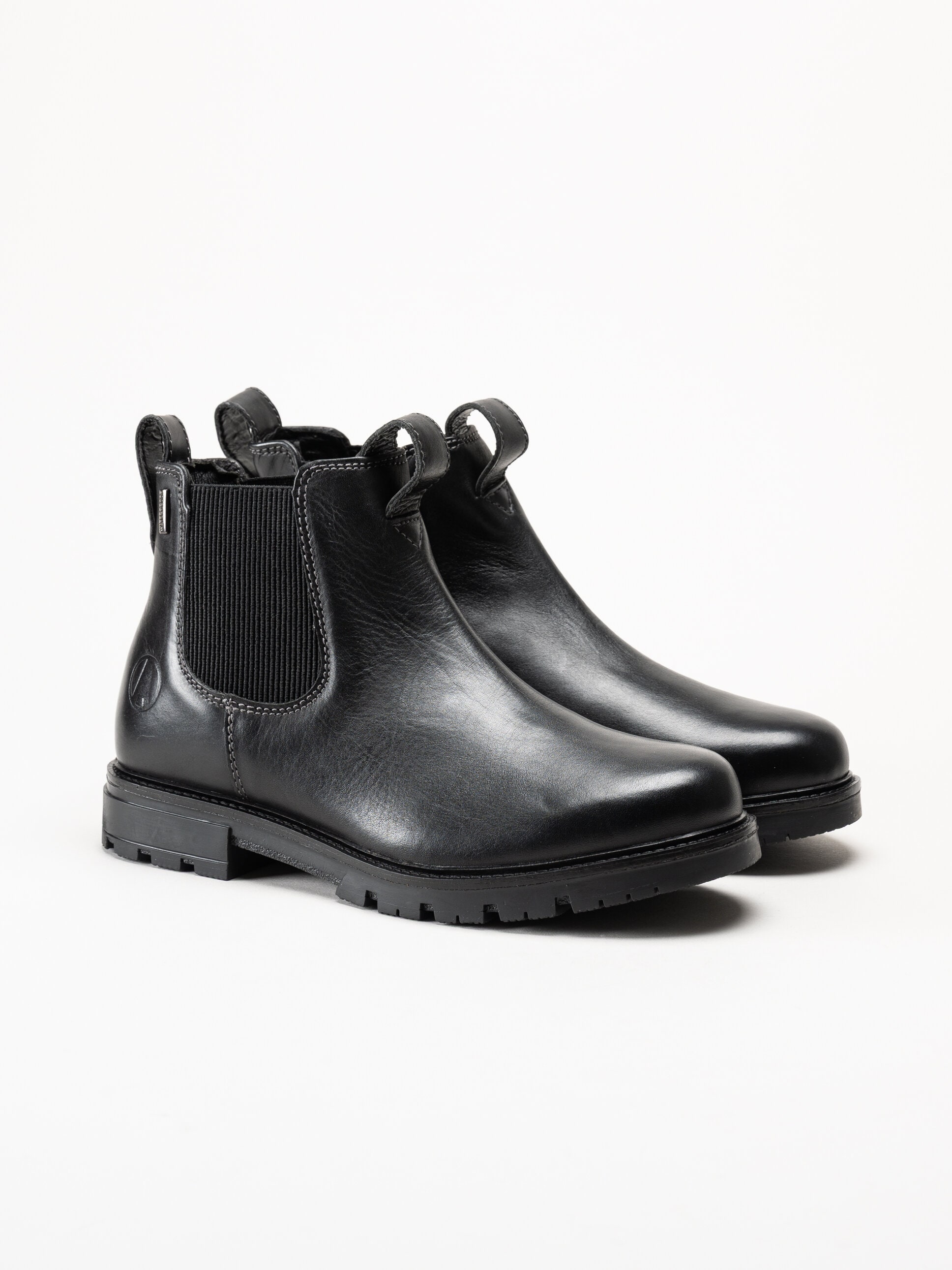 Axelda - Treviso WP - Svarta chelsea boots i skinn