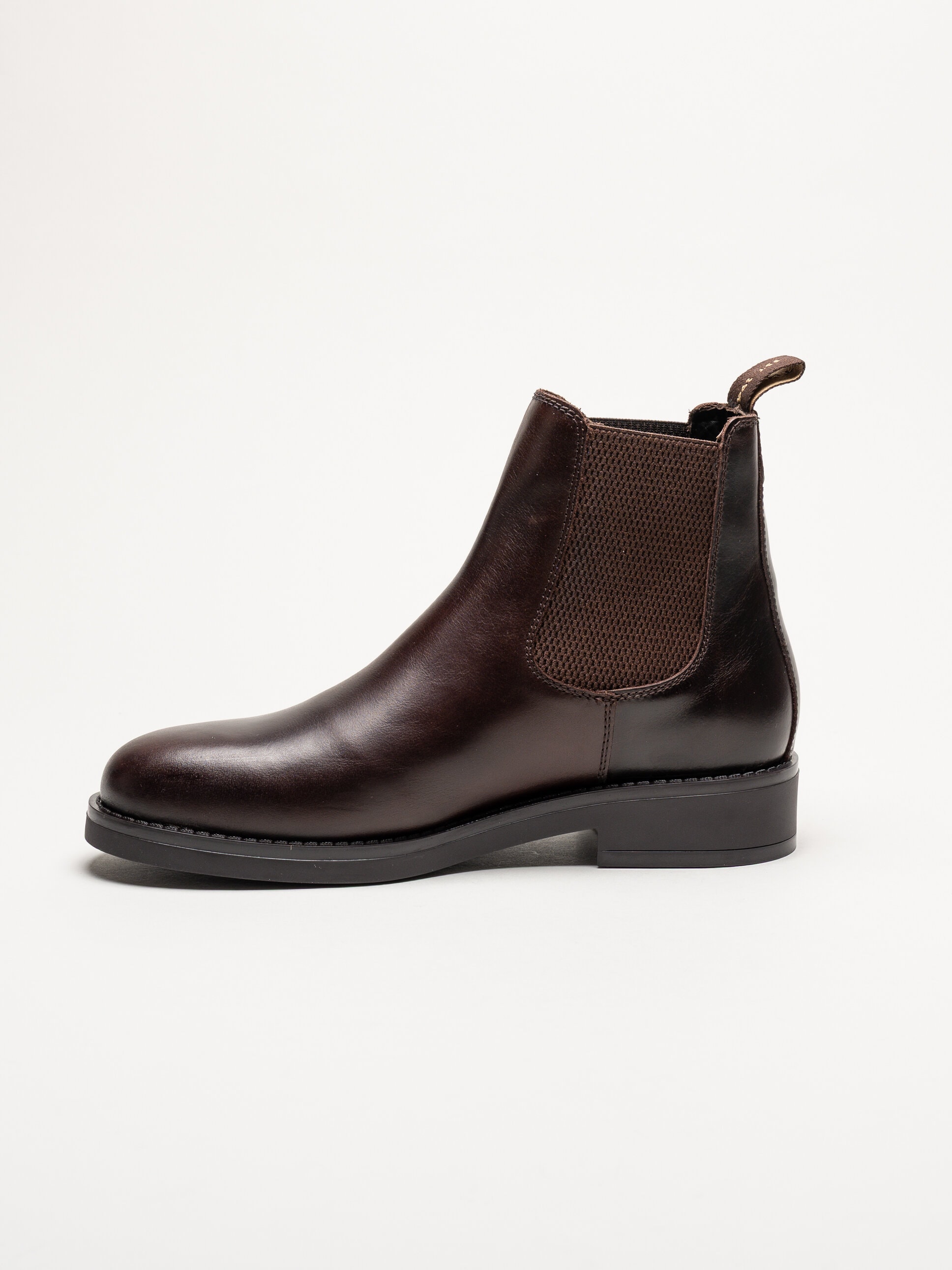 Gant Footwear - Prepdale - Mörkbruna Chelsea boots i skinn