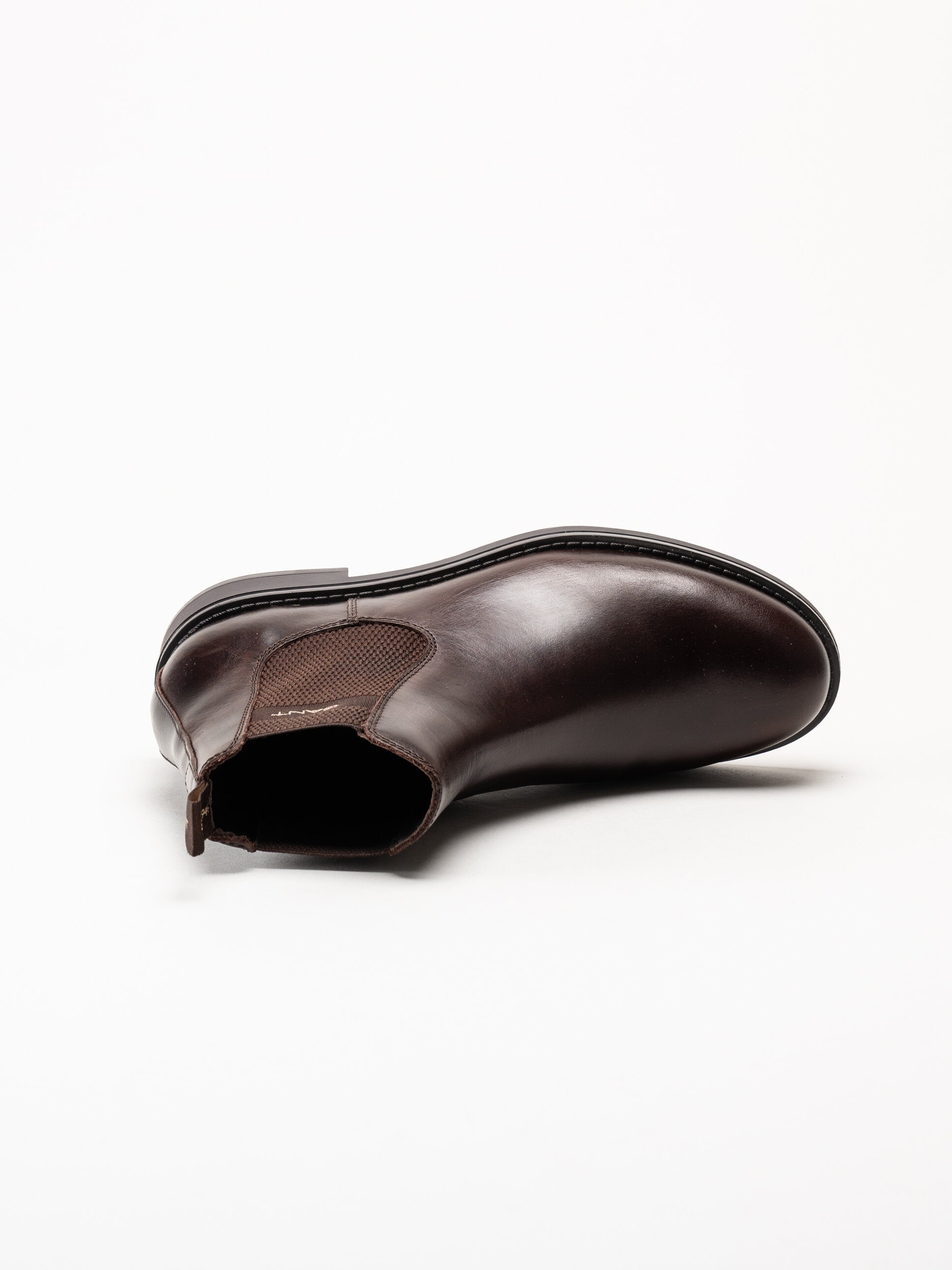 Gant Footwear - Prepdale - Mörkbruna Chelsea boots i skinn