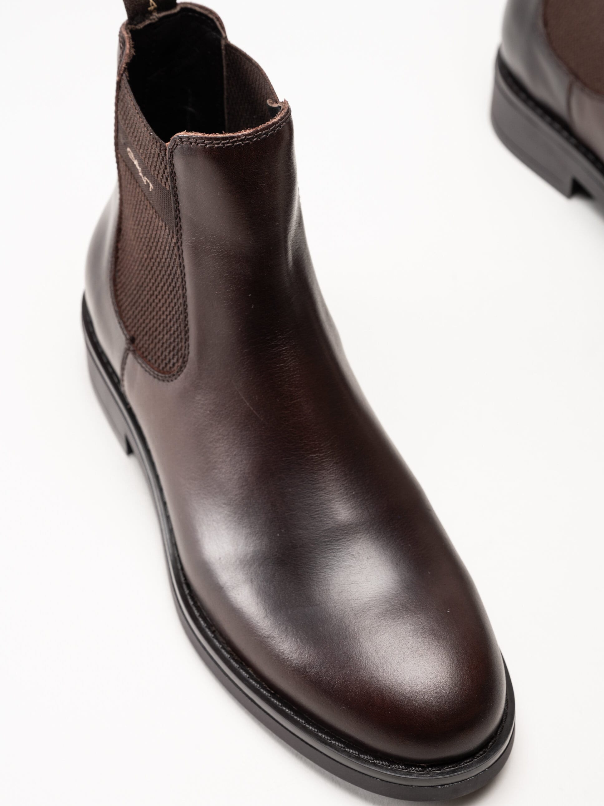 Gant Footwear - Prepdale - Mörkbruna Chelsea boots i skinn