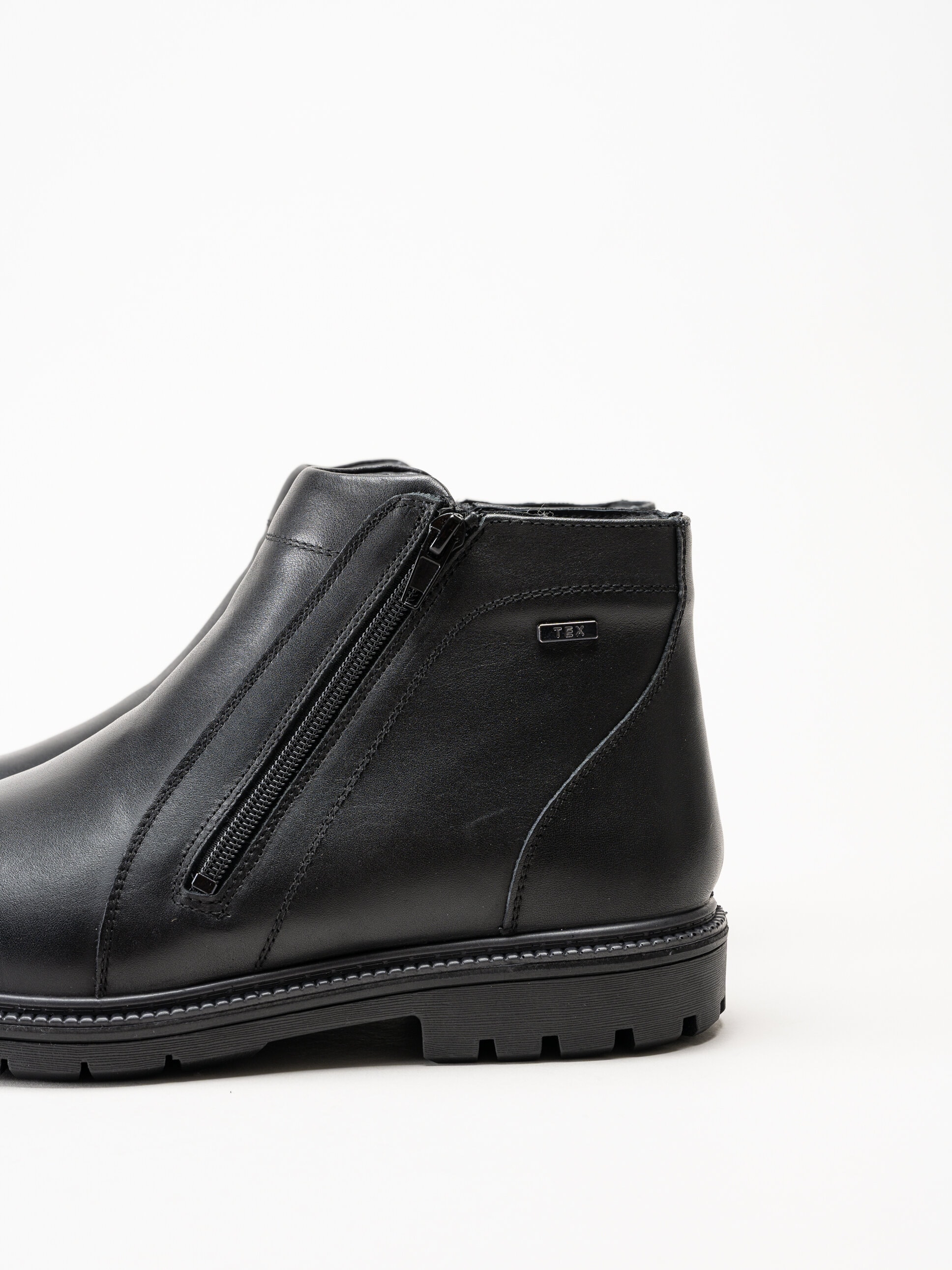 G Comfort - Svarta fårskinnsfodrade boots