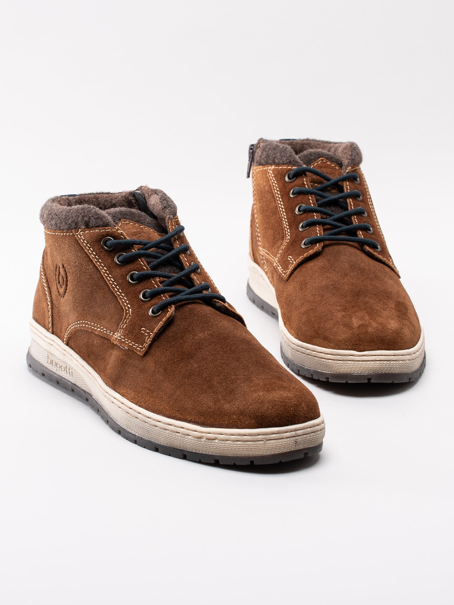 12193001 Bugatti Revel 321-3343A-1400 bruna fodrade kängor i mocka-6