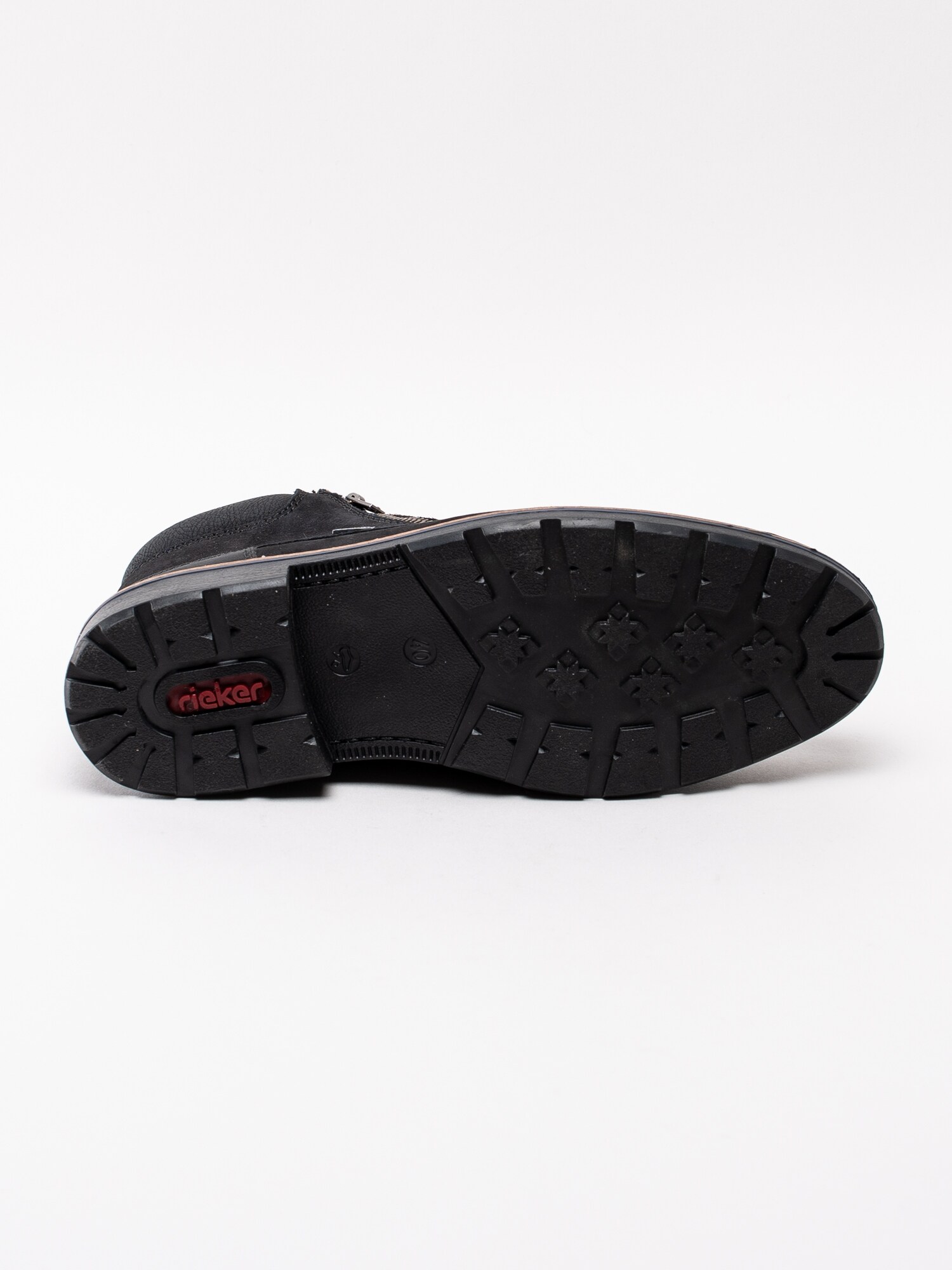 12193022 Rieker 35331-01 svarta Rieker-Tex snörkängor med ullfoder-5
