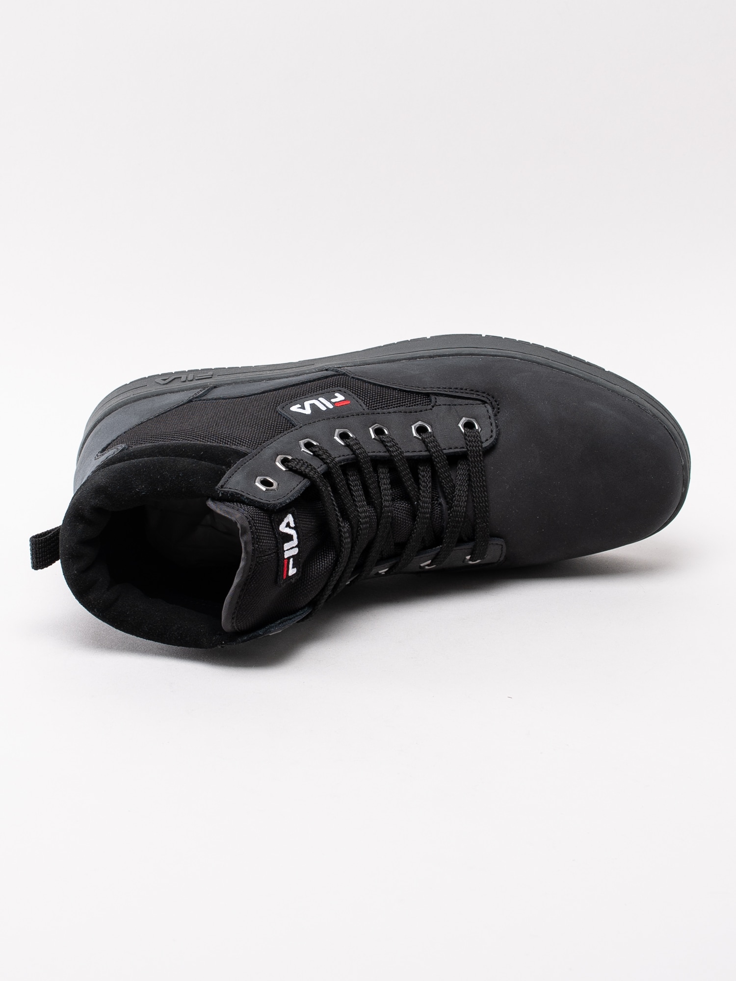12193045 Fila Knox Mid 1010737-12V svarta höga sneakers kängor-4