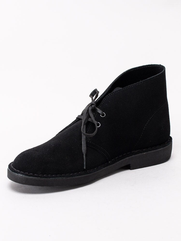 12203014 Clarks Desert Boot 2 Black Suede Svarta kängor i mocka-2