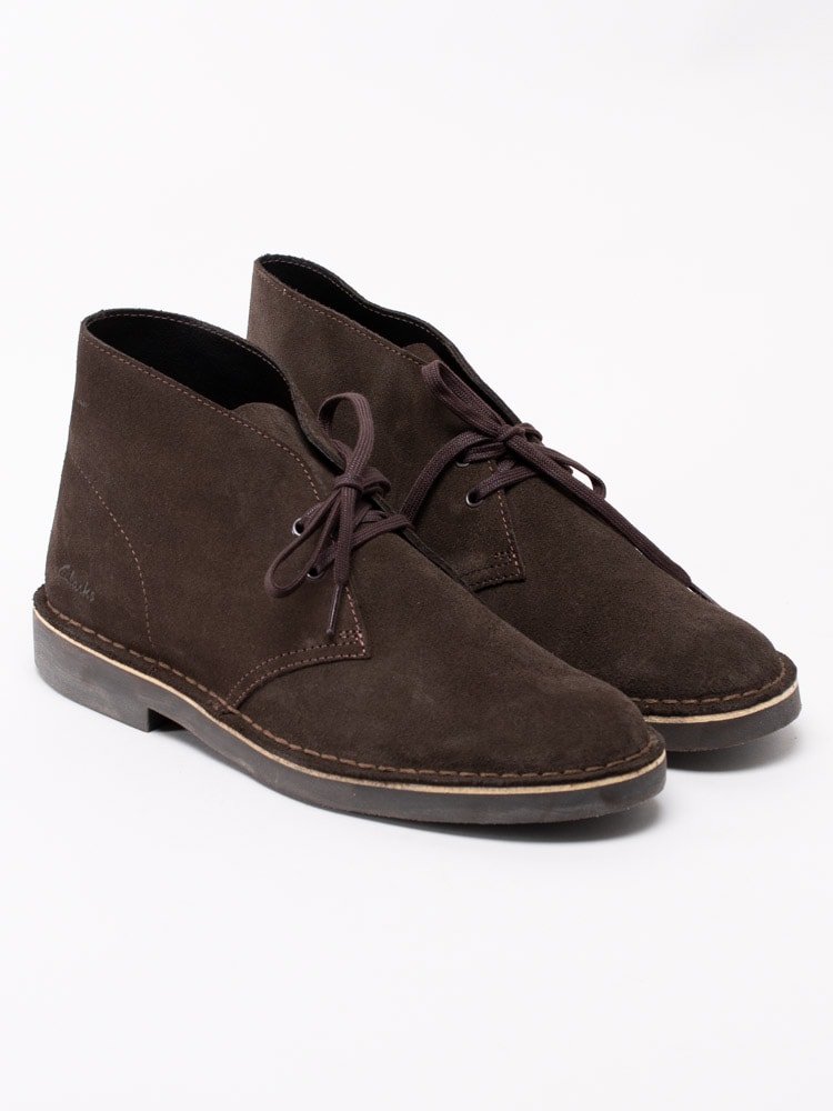 12203016 Clarks Desert Boot 2 Dark Brown Bruna kängor i mocka-3