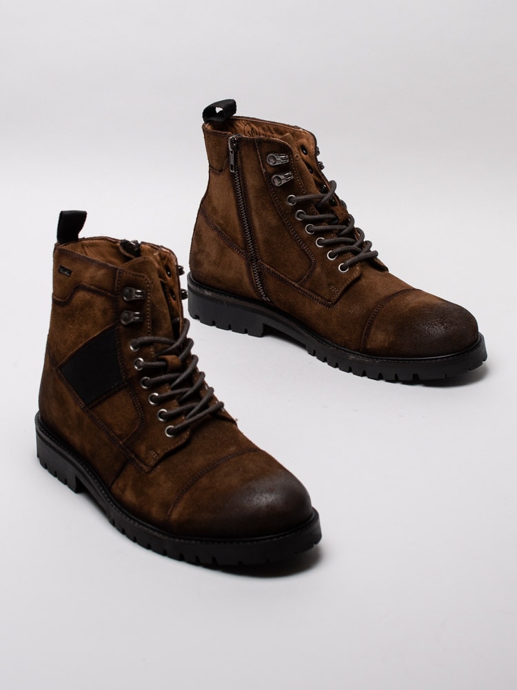 12203048 S.Oliver 5-15212-25-300 Bruna kängor i mocka-6