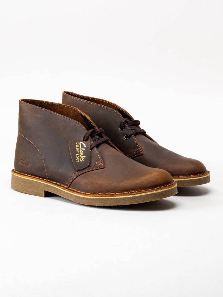 Clarks - Desert Boot 2 - Bruna ökenkängor i skinn