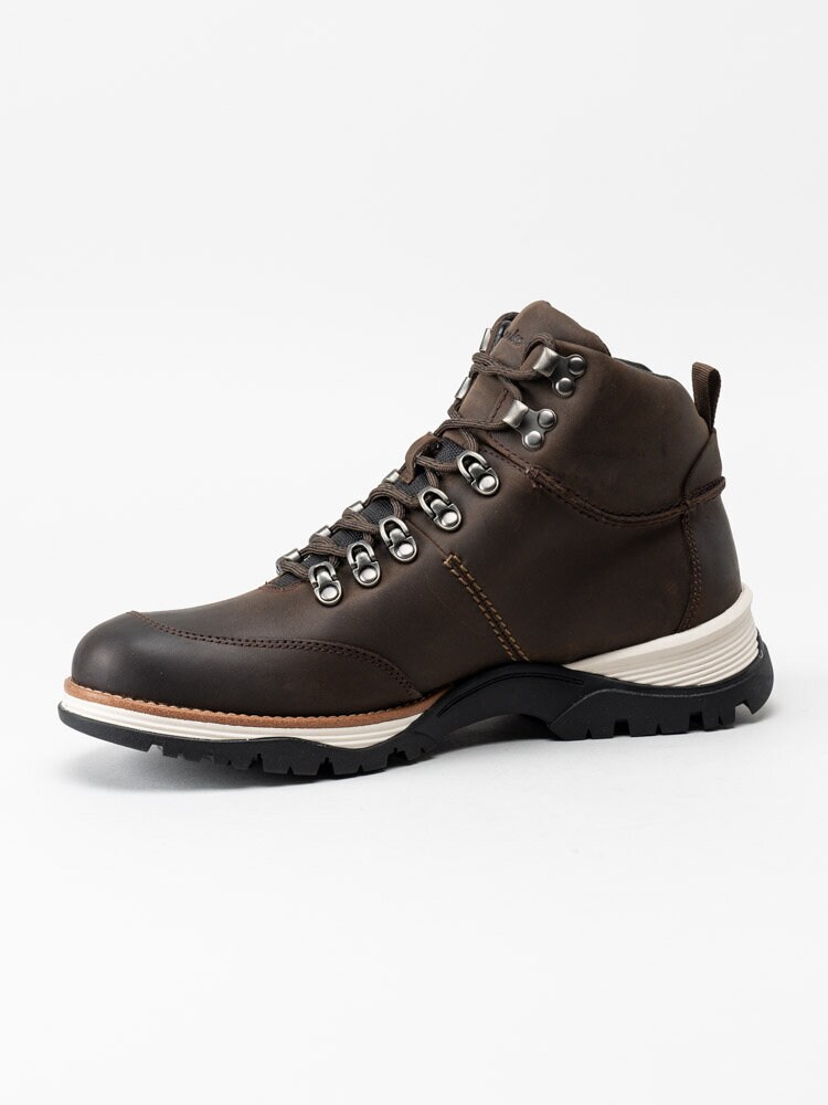 Clarks - ToptonPine GTX - Mörkbruna kängor med gore-tex