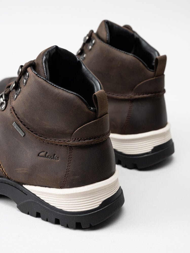 Clarks - ToptonPine GTX - Mörkbruna kängor med gore-tex