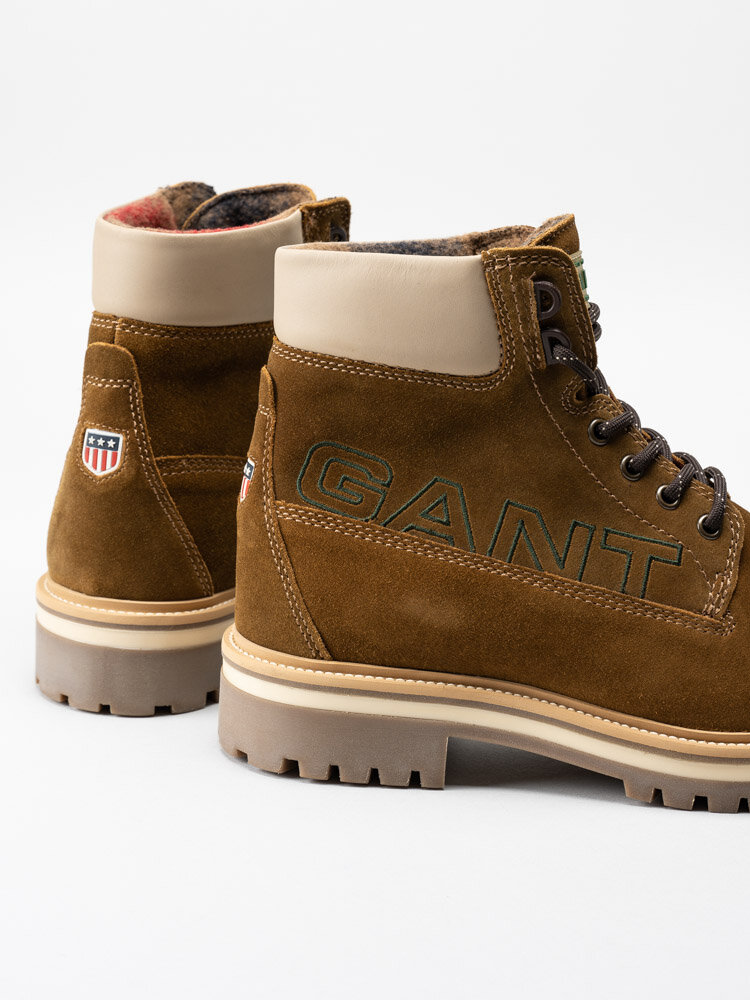 Gant Footwear - Palmont Mid Boot - Bruna kängor i mocka