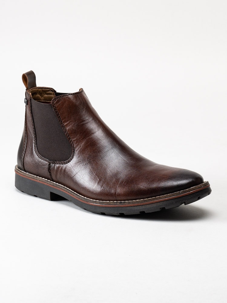 Rieker - Mörkbruna Chelsea boots med tex membran