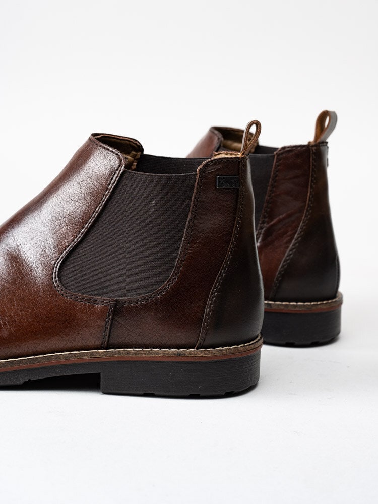 Rieker - Mörkbruna Chelsea boots med tex membran