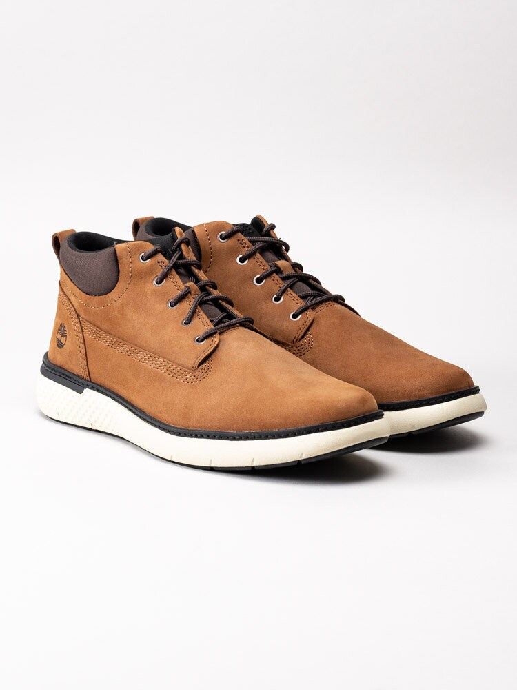 Timberland - Cross Mark Pt Chukka - Ljusbruna kängor i nubuck