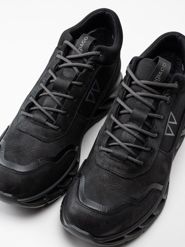 Igi & Co - Svarta låga kängor med gore-tex