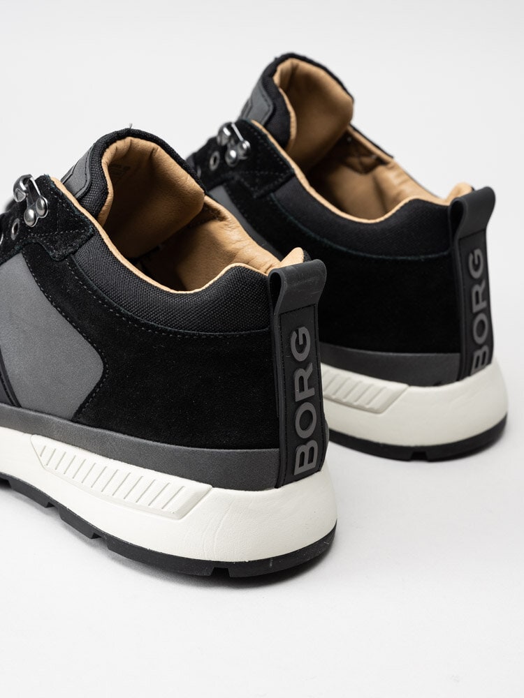 Björn Borg - H100 Mid Wtp M - Svarta höga sneakers i mocka