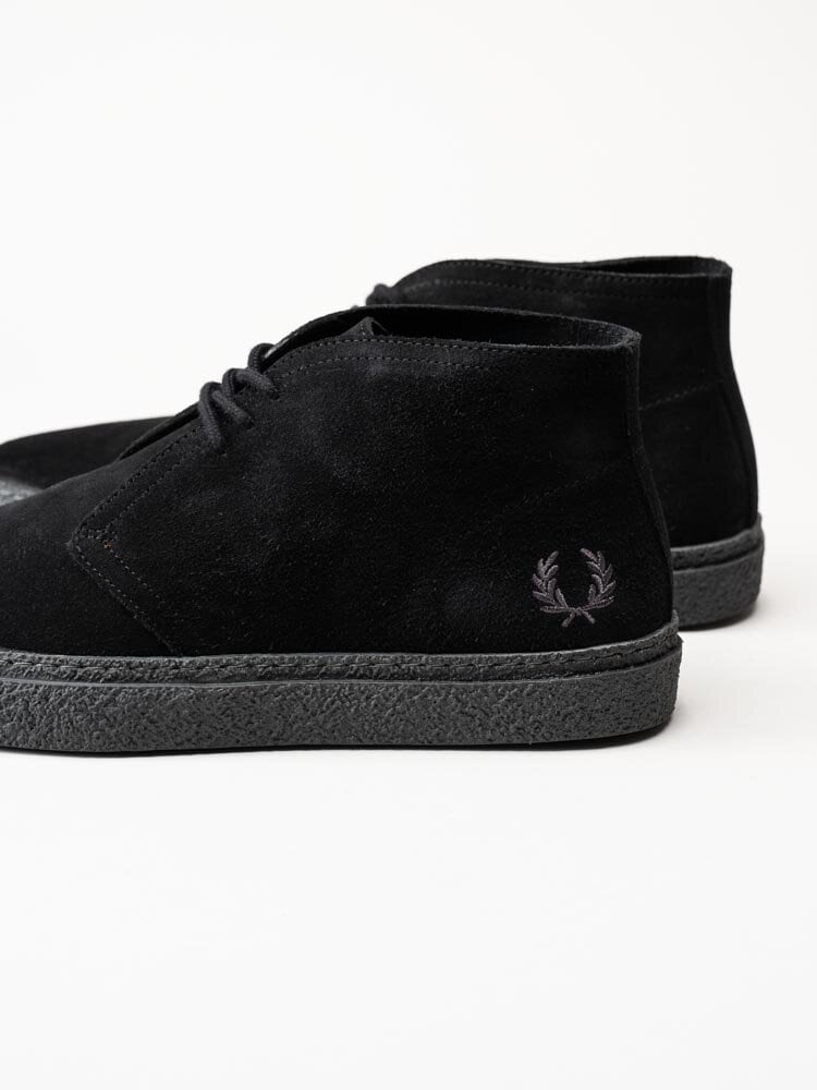 Fred Perry - Hawley Suede - Svarta kängor i mocka