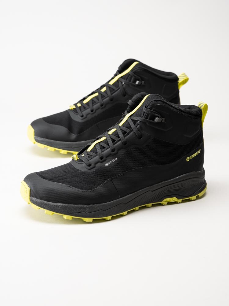 Icebug - Haze Mid M Biosole GTX - Svarta kängor med Gore-Tex