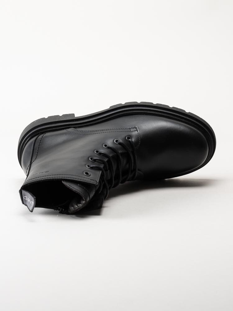 Gant Footwear - Ramzee - Svarta kängor i skinn