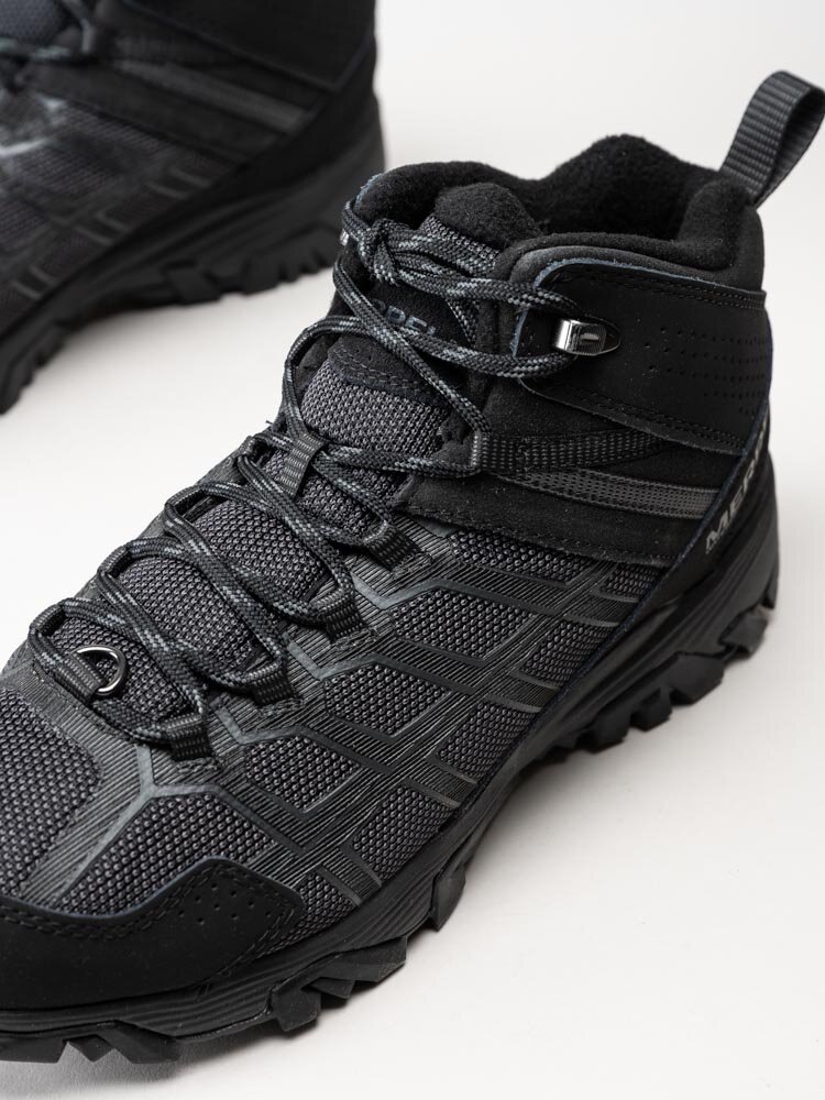 Merrell - Moab FST 3 Thermo Mid WP - Svarta vattentäta kängor