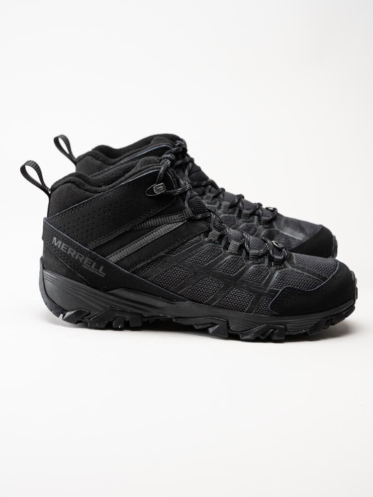 Merrell - Moab FST 3 Thermo Mid WP - Svarta vattentäta kängor