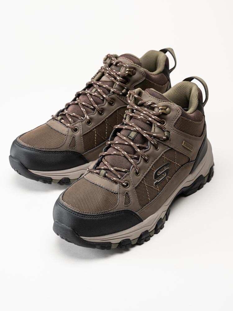 Skechers - Selmen Melano - Bruna vattentäta vandringskängor
