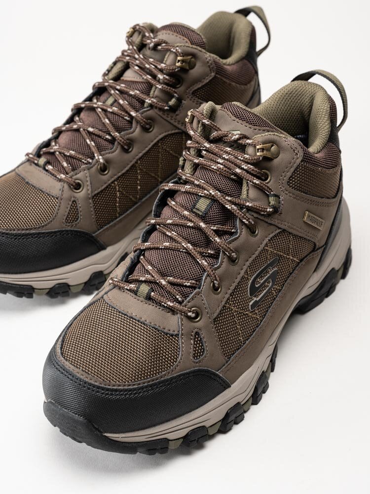 Skechers - Selmen Melano - Bruna vattentäta vandringskängor