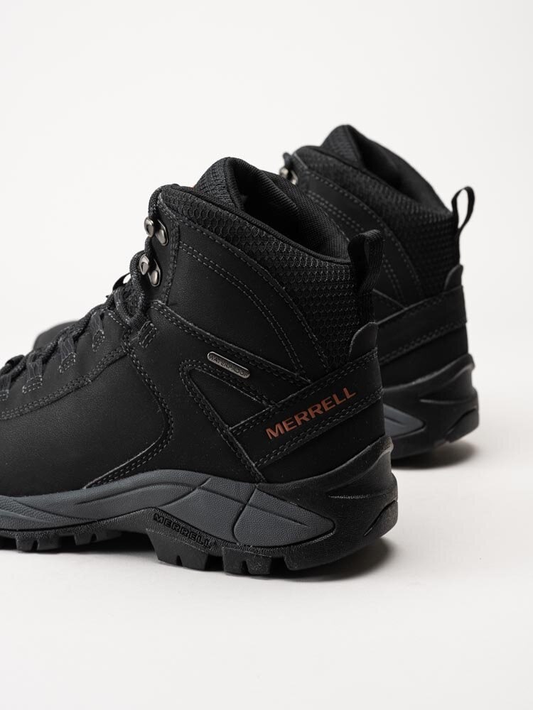 Merrell - Vego Mid Leather WTPF - Svart vattentäta kängor