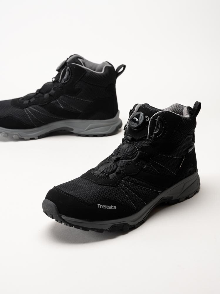 Treksta - Diamond Mid Boa GTX - Svarta kängor med gore-tex