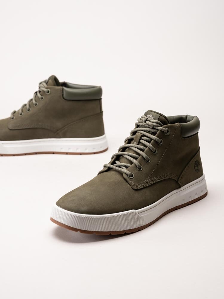 Timberland - Maple Grove Chukka - Gröna kängor i nubuck