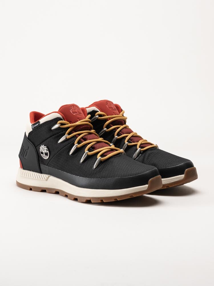 Timberland - Sprint Trekker Waterproof Mid - Svarta kängor i textil