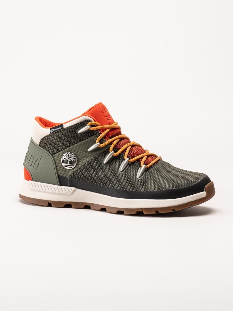 Timberland - Sprint Trekker Mid Fabric WP - Gröna kängor i textil