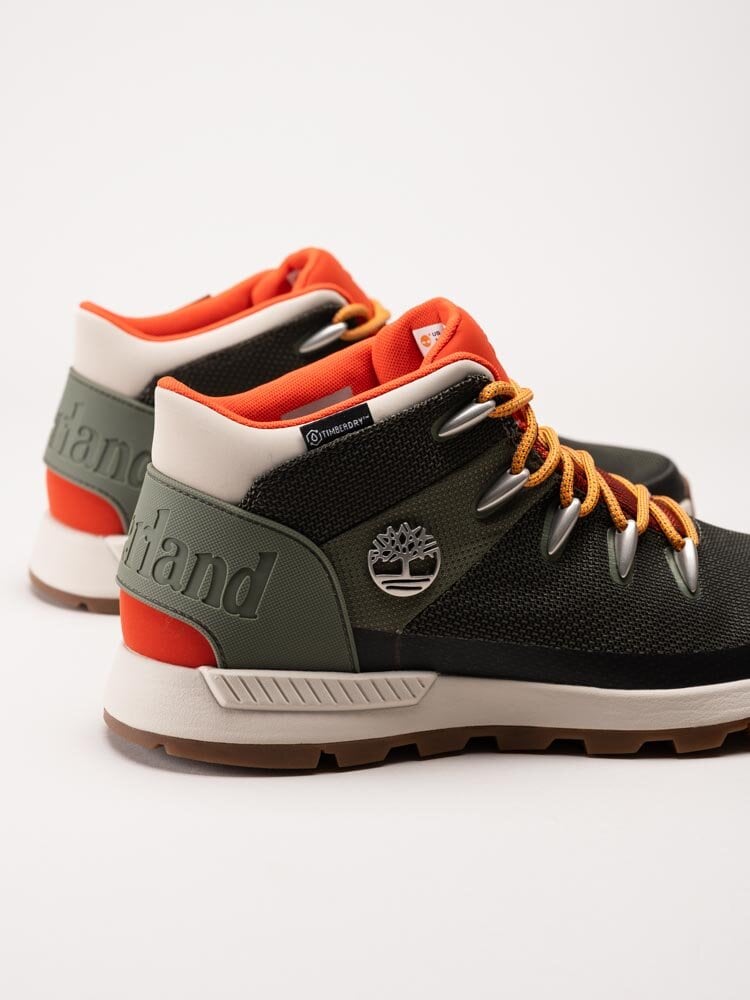 Timberland - Sprint Trekker Mid Fabric WP - Gröna kängor i textil