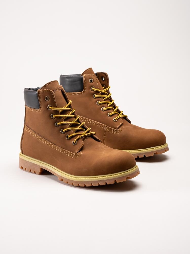Rugged Gear - Nubucko Fur - Bruna fodrade kängor i nubuck