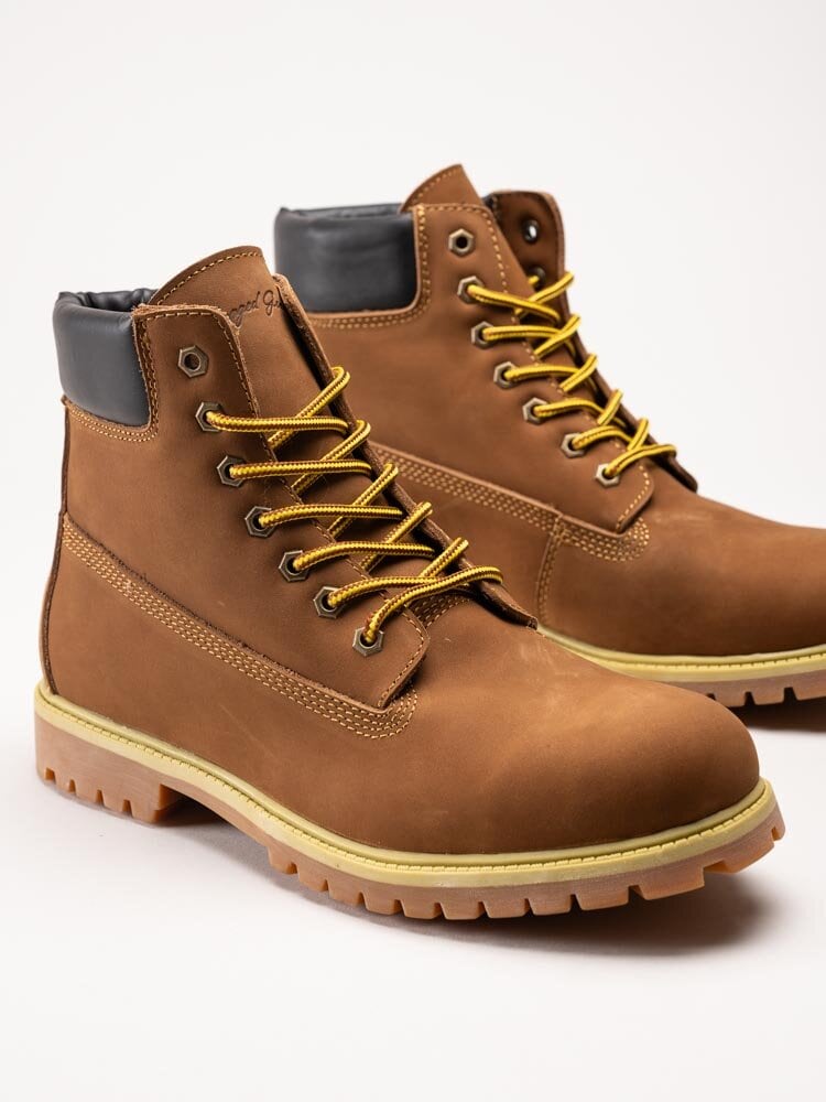 Rugged Gear - Nubucko Fur - Bruna fodrade kängor i nubuck