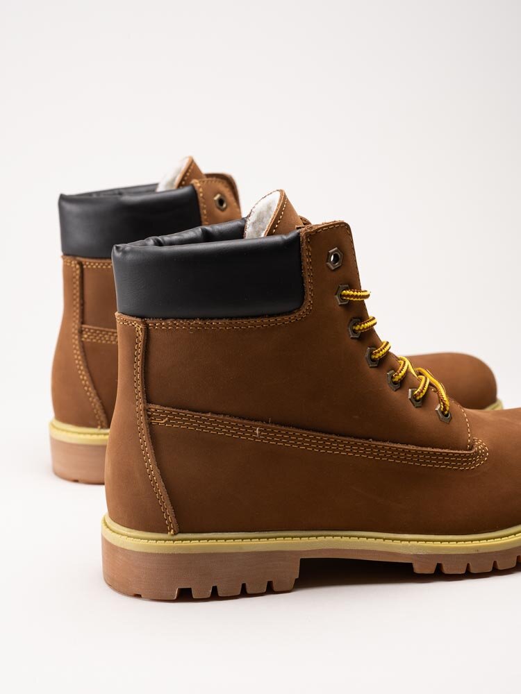 Rugged Gear - Nubucko Fur - Bruna fodrade kängor i nubuck
