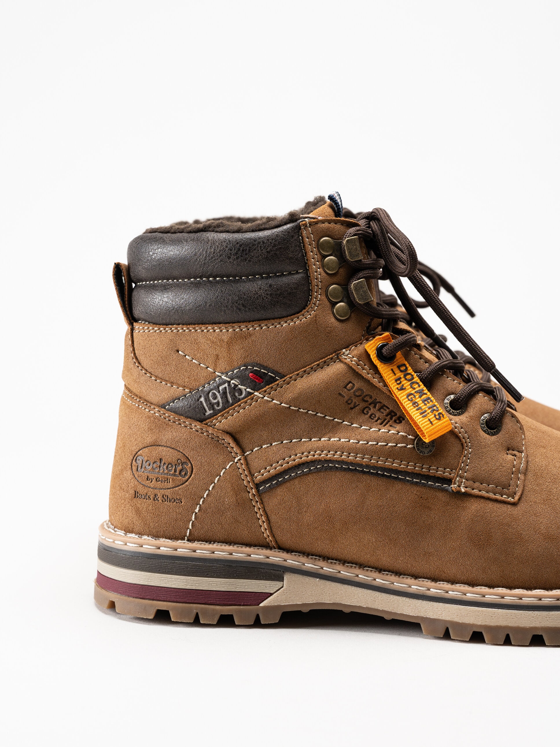 Dockers - Ljusbruna fodrade kängor