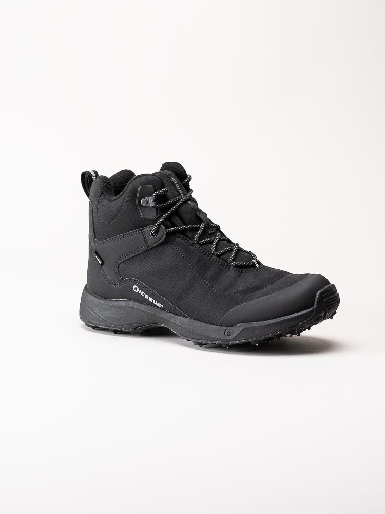 Icebug - Pace3 Men´s BUGrip - Svarta snörkängor med dubbar