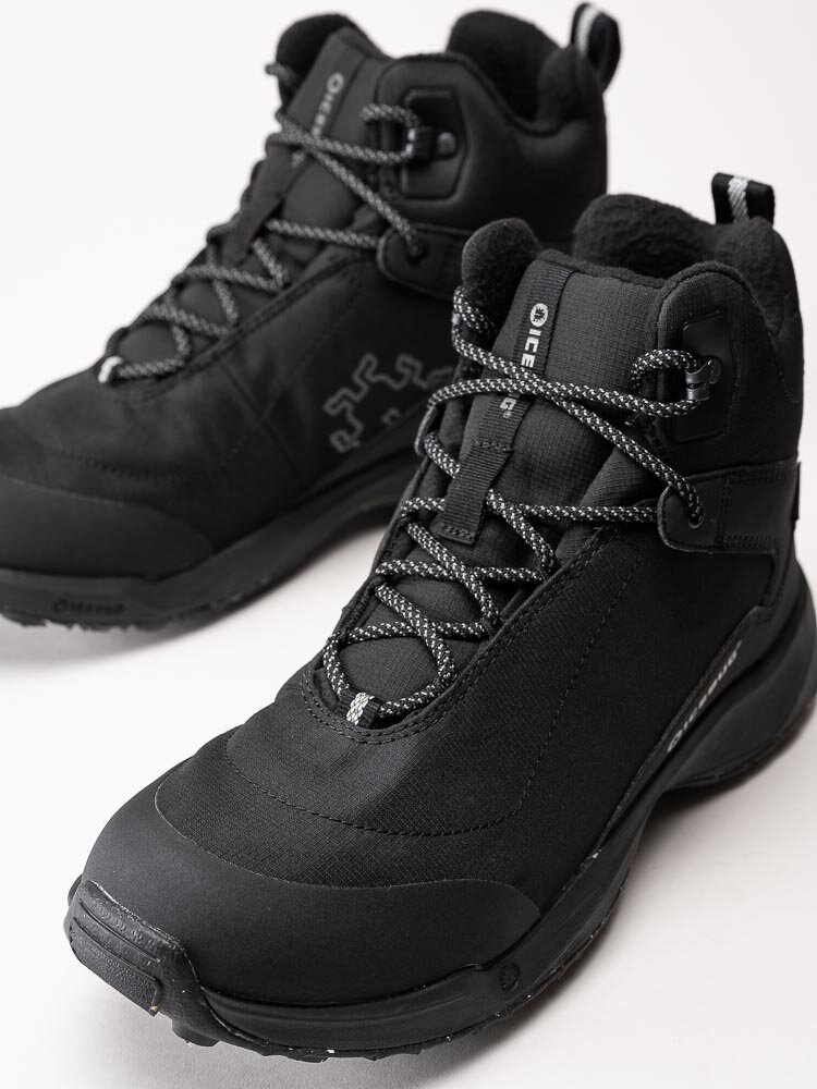 Icebug - Pace3 Men´s BUGrip - Svarta snörkängor med dubbar