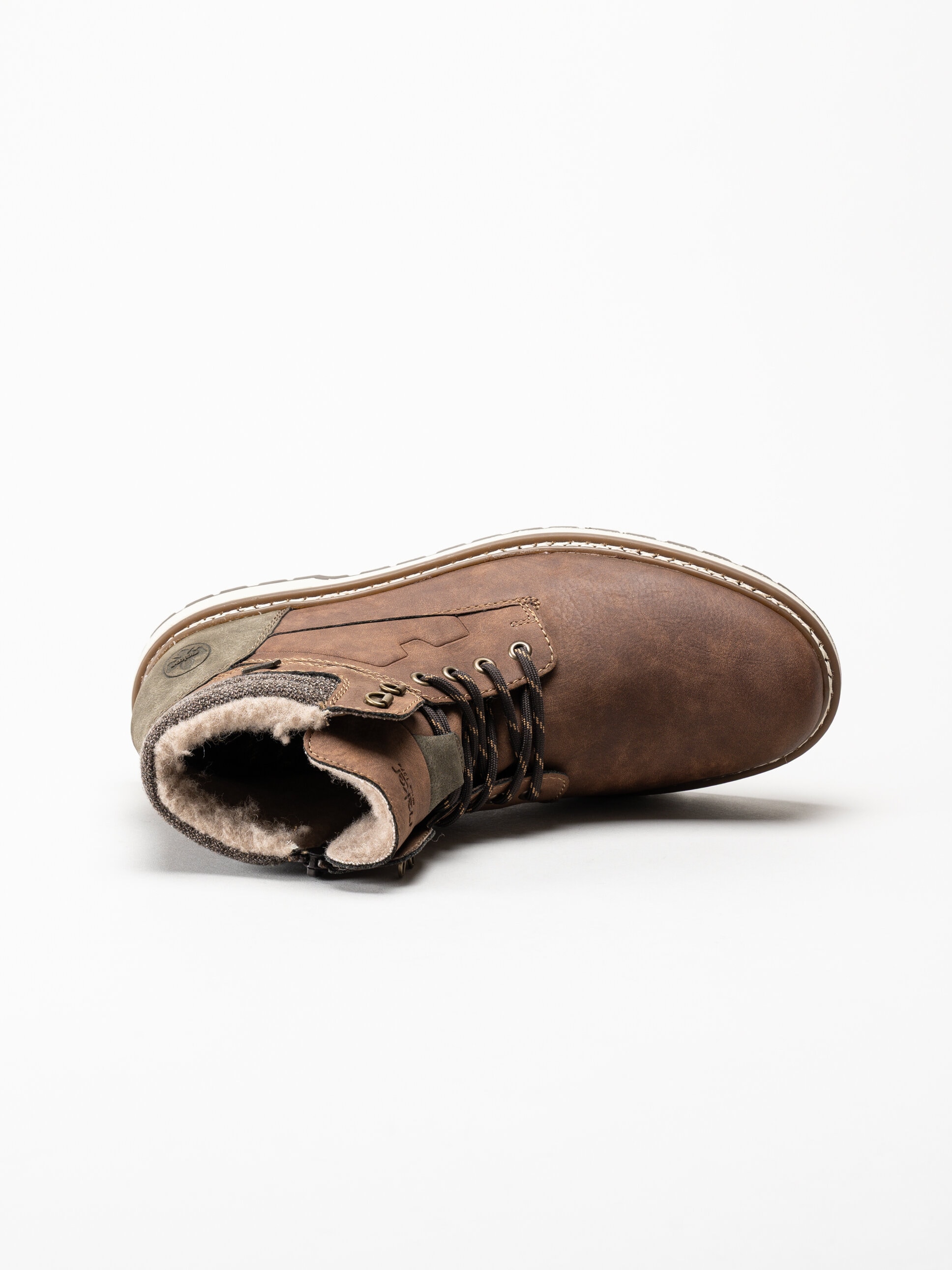 Rieker - Bruna fodrade kängor