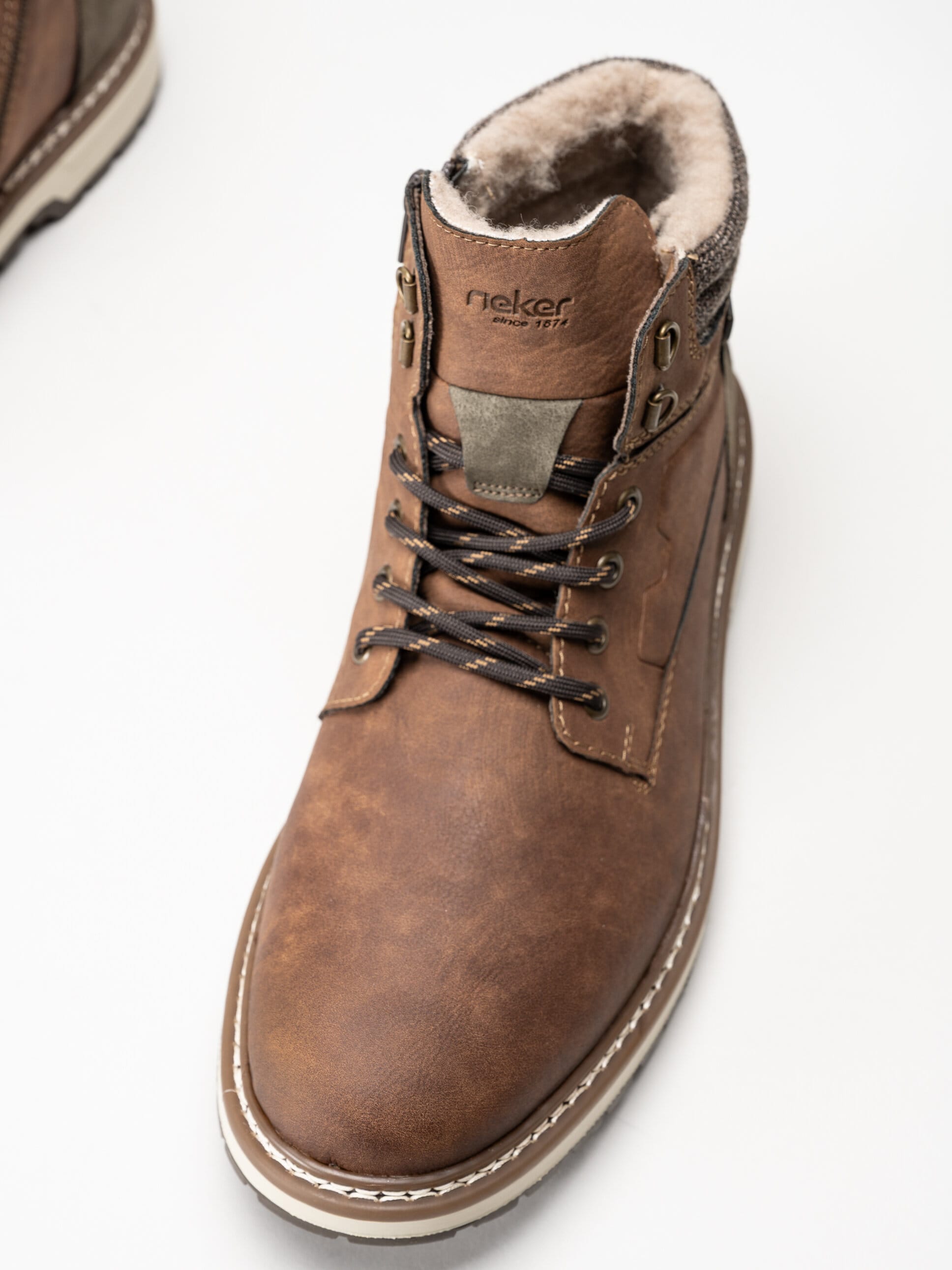 Rieker - Bruna fodrade kängor