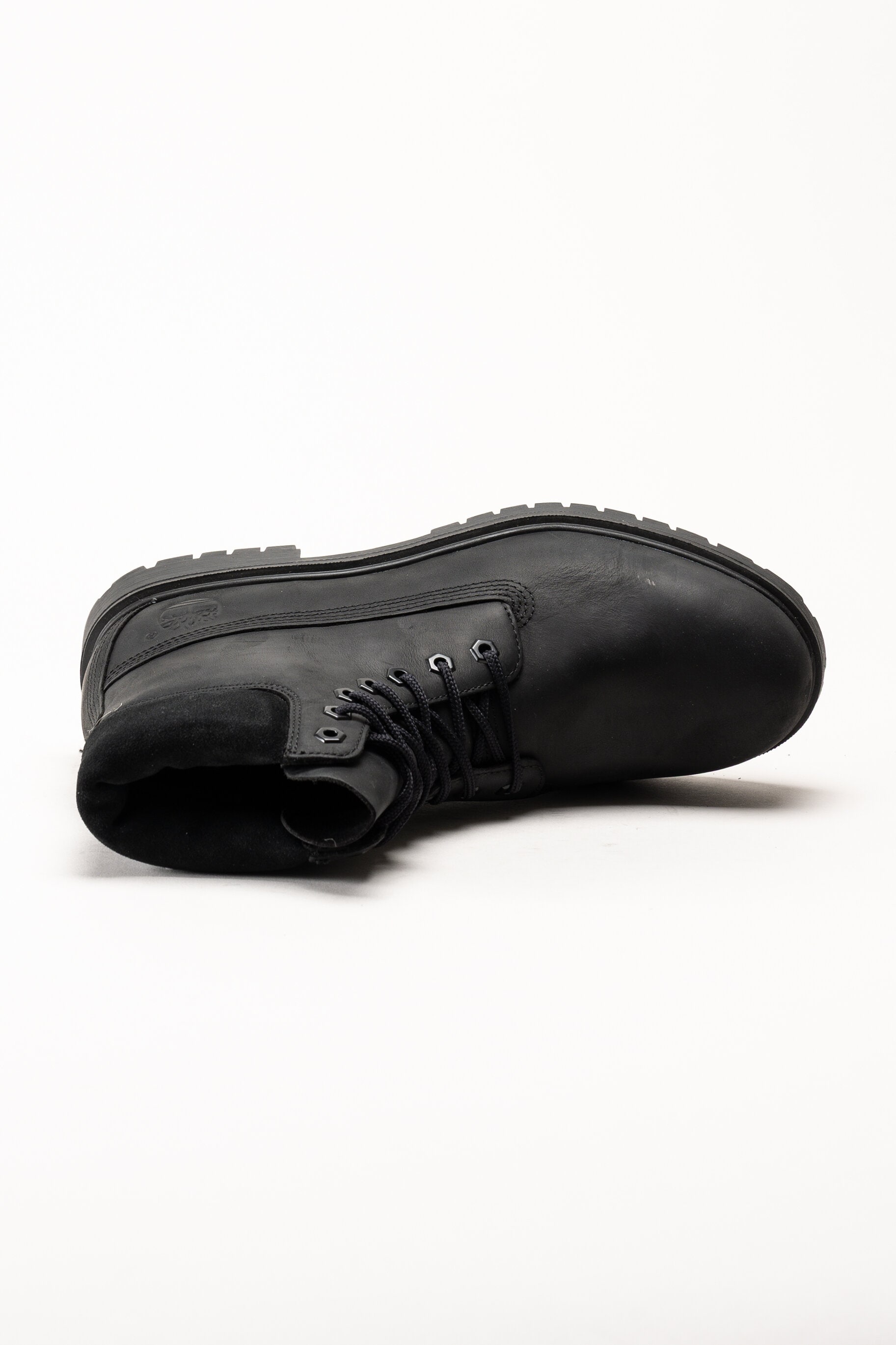 Timberland - Timberland 25 - Svarta snörkängor i oljat skinn