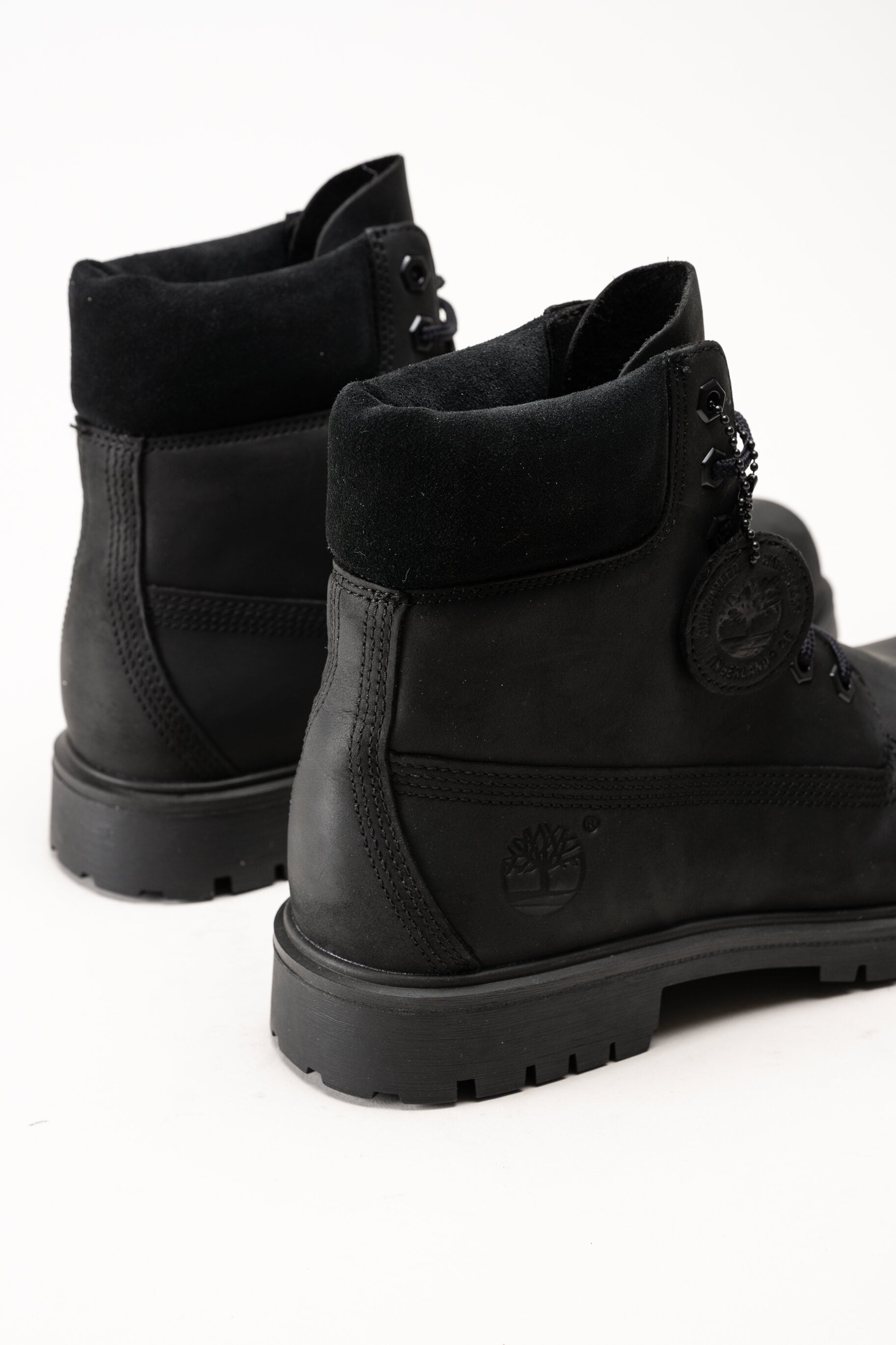 Timberland - Timberland 25 - Svarta snörkängor i oljat skinn