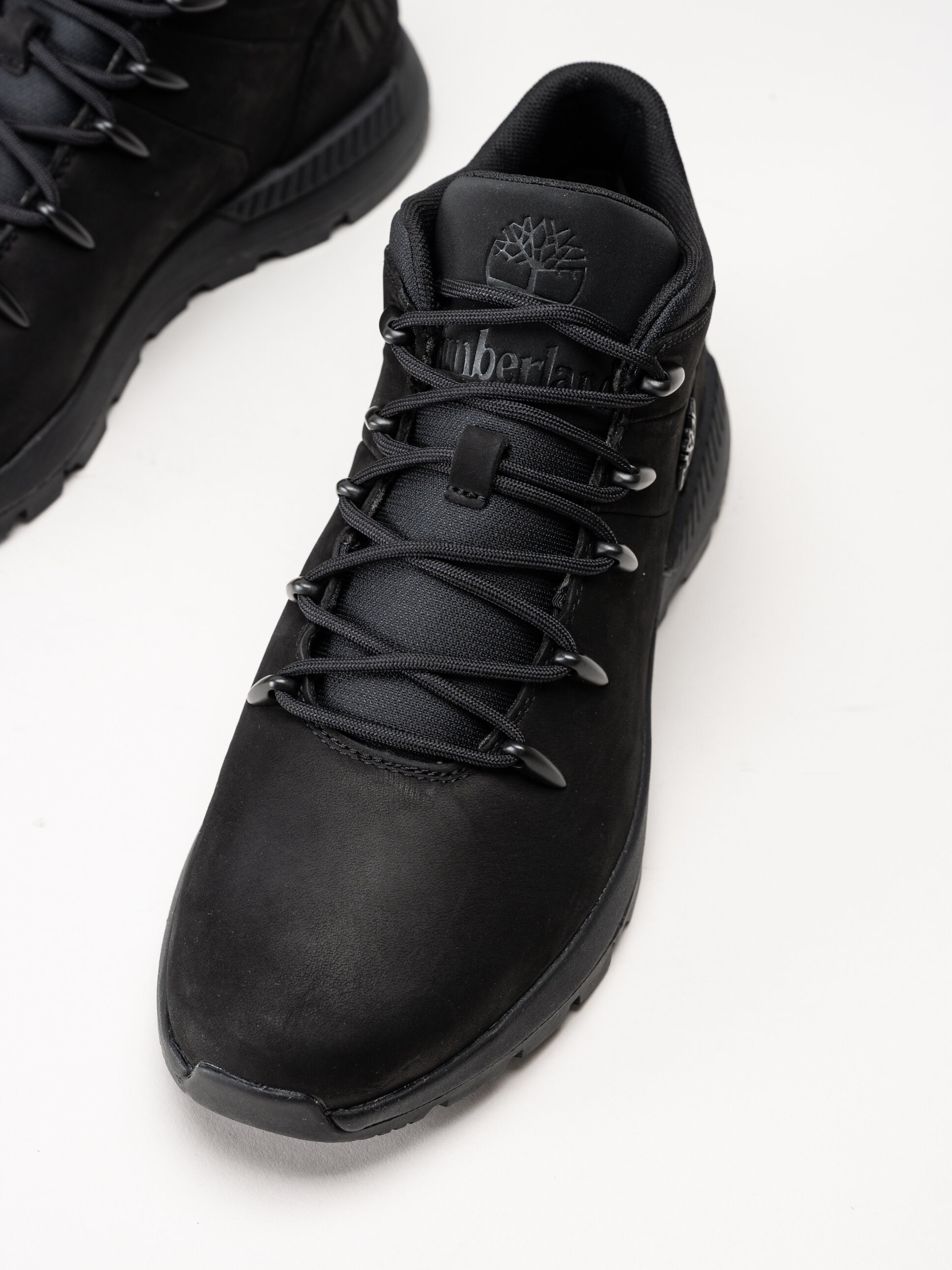 Timberland - Sprint Trekker - Svarta kängor i oljad nubuck