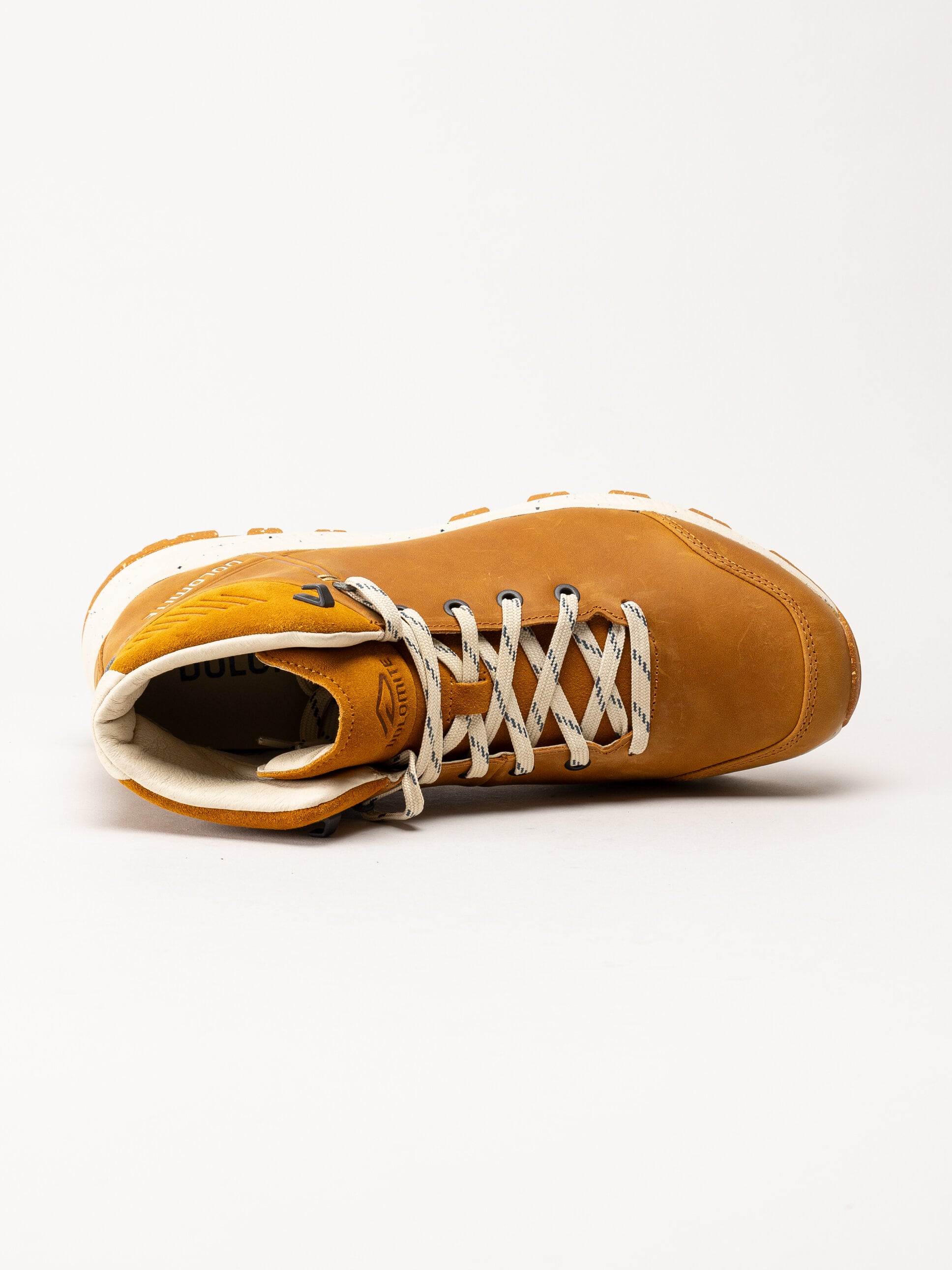 Dolomite - Carezza Nabuk Mid Lt Ms - Gula promenadkängor i nubuck och mocka