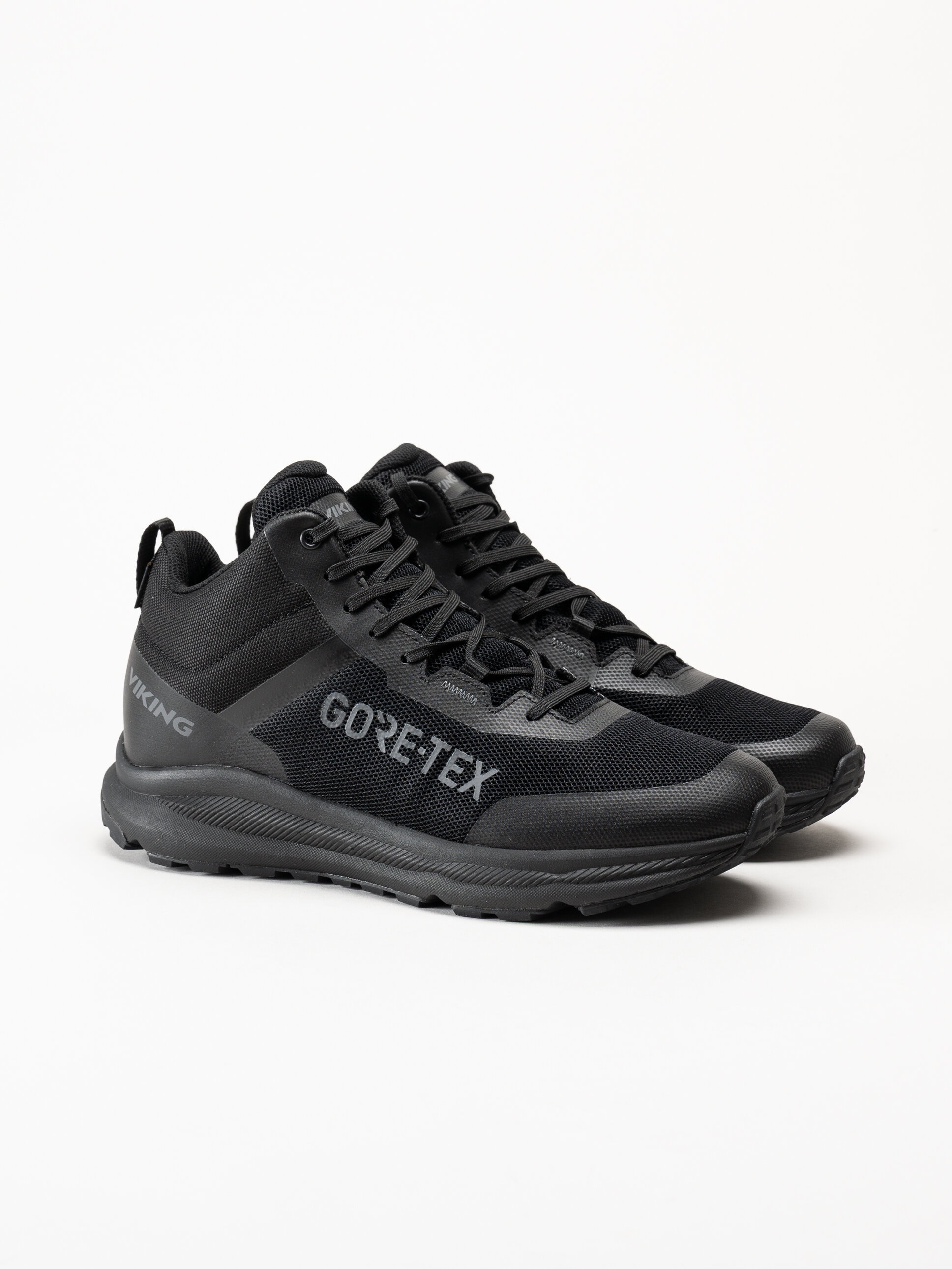 Viking Footwear - Stride Mid GTX - Svarta vandringsskor  i Gore-tex