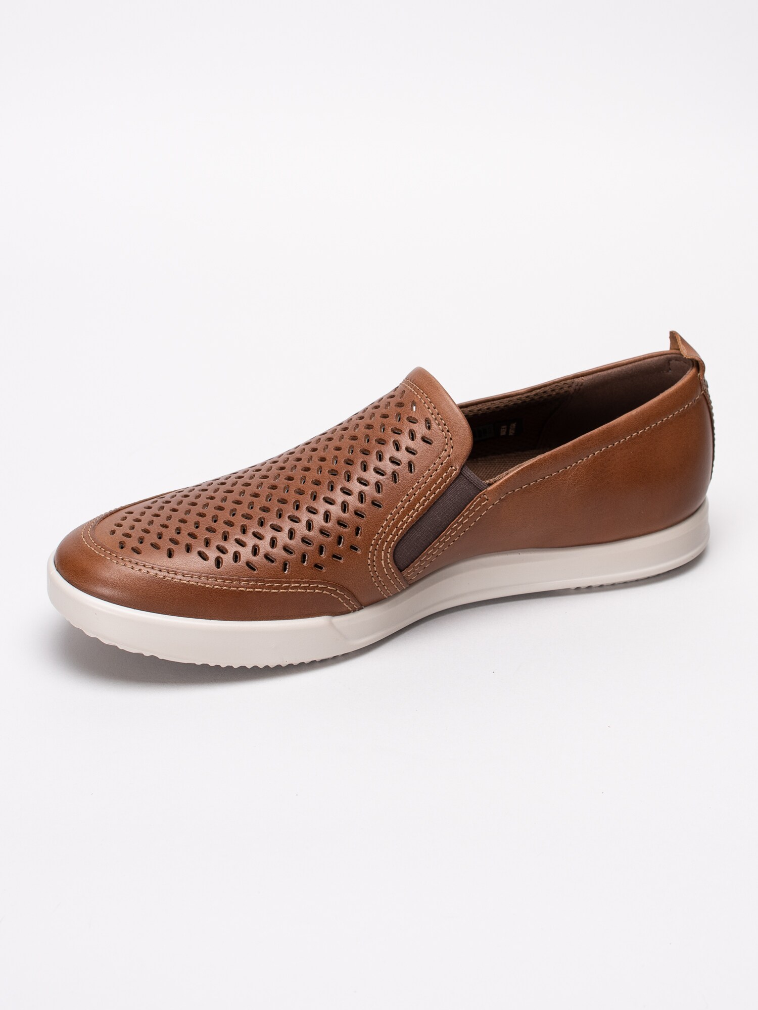 13191015 Ecco Collin 2.0 536284-02291 bruna perforerade loafers-2