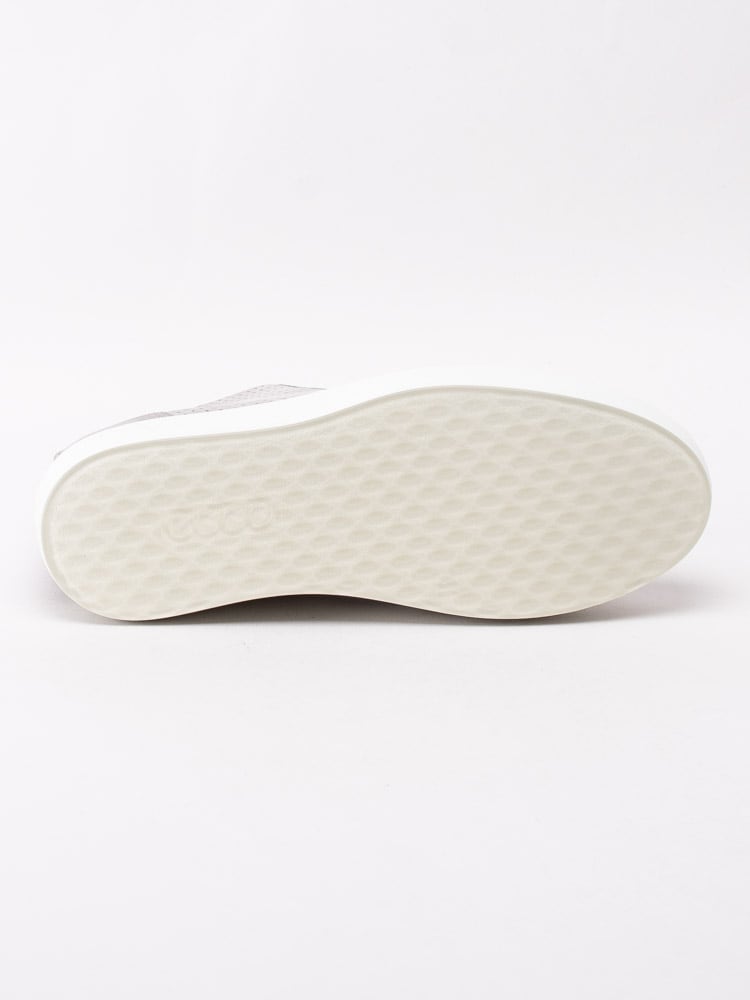 13201026 Ecco Soft 8 Mens 450884-02459 Ljusgrå sneakers i nubuck med perforering-5